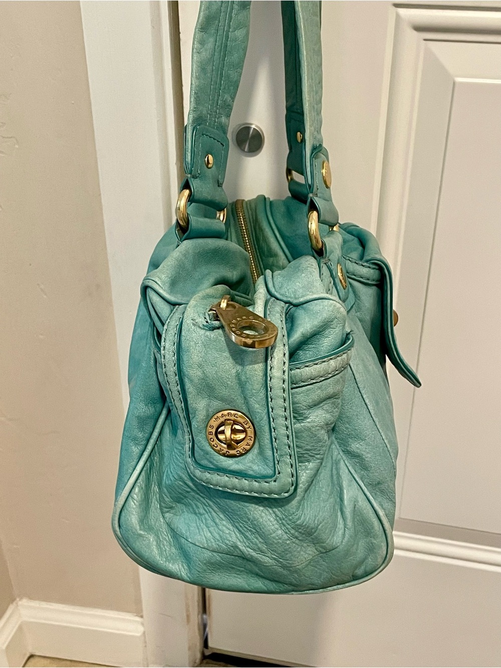 Marc by Marc Jacobs Teal Shoulder Bag - Picture 4 of 7